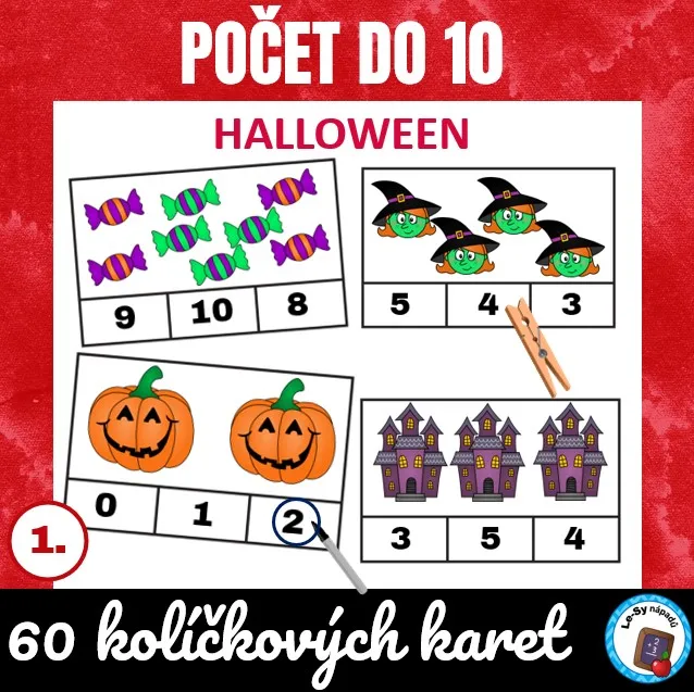 Halloween - počet do 10