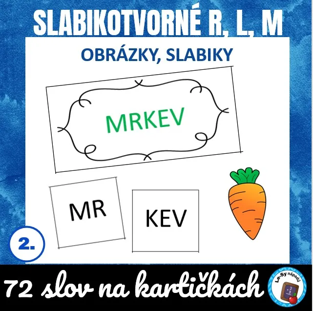 Slabikotvorné r l m 
