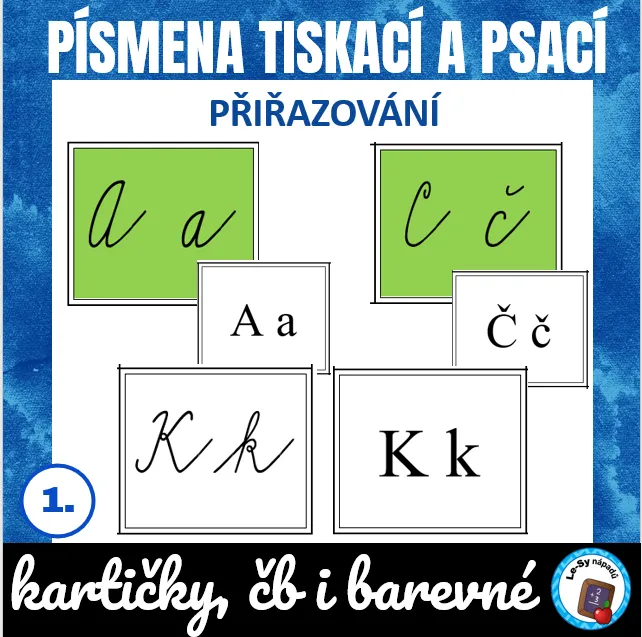 Písmena tiskací a psací