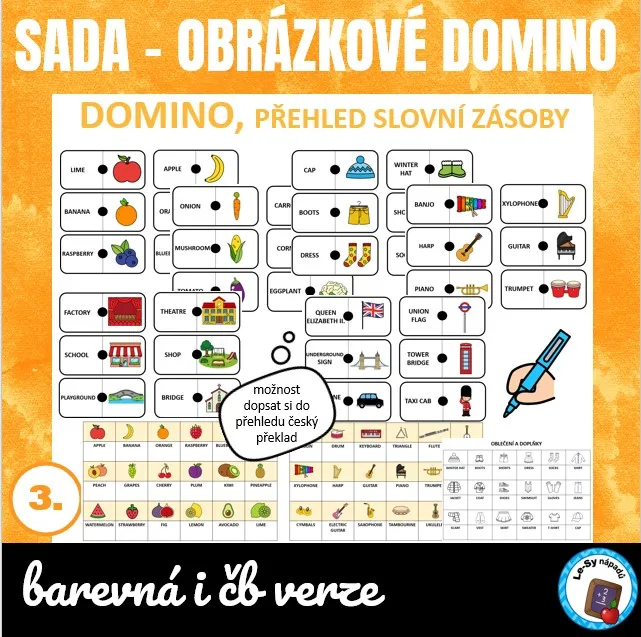 AJ SADA - Obrázkové domino