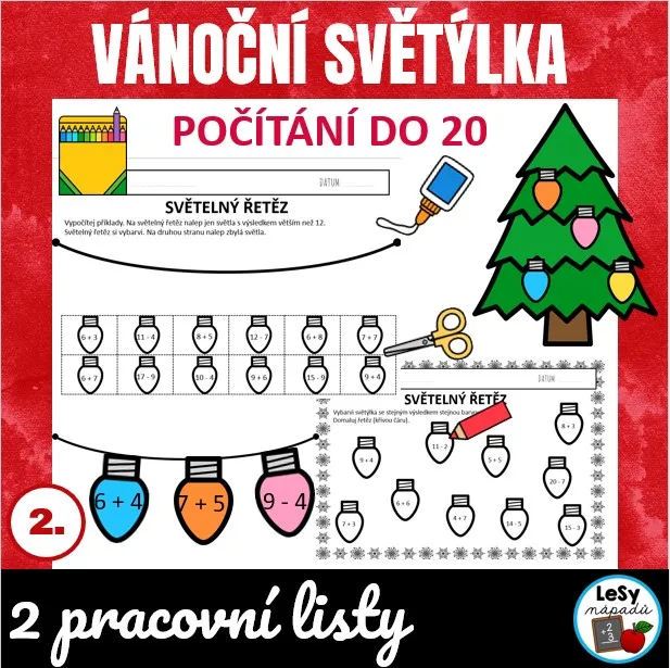 Vánoční světelný řetěz - zdarma