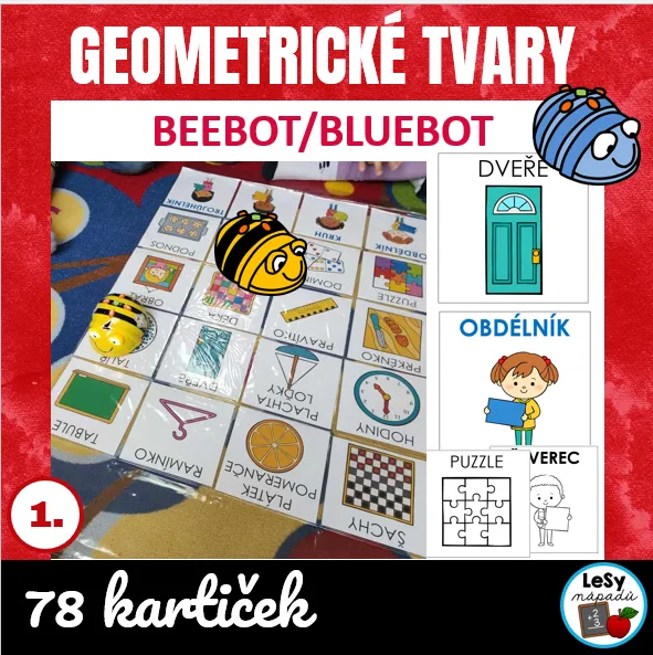 Geometrické tvary - beebot/bluebot