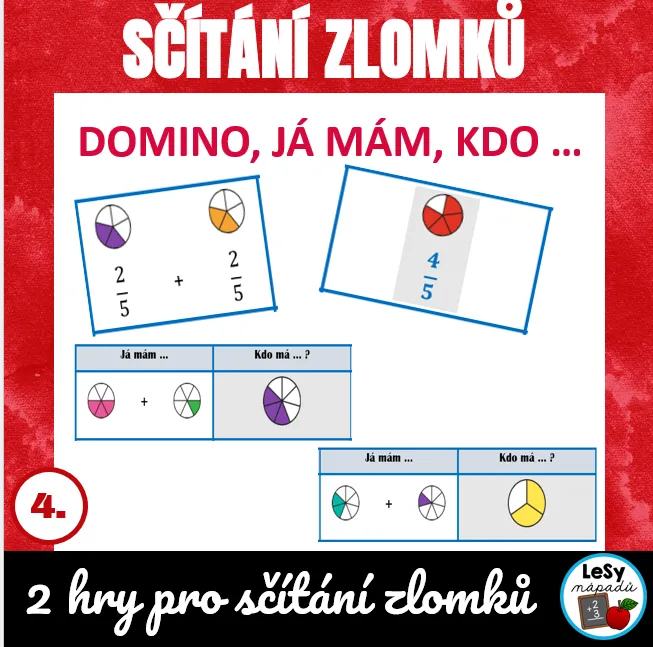 Hry pro sčítání zlomků