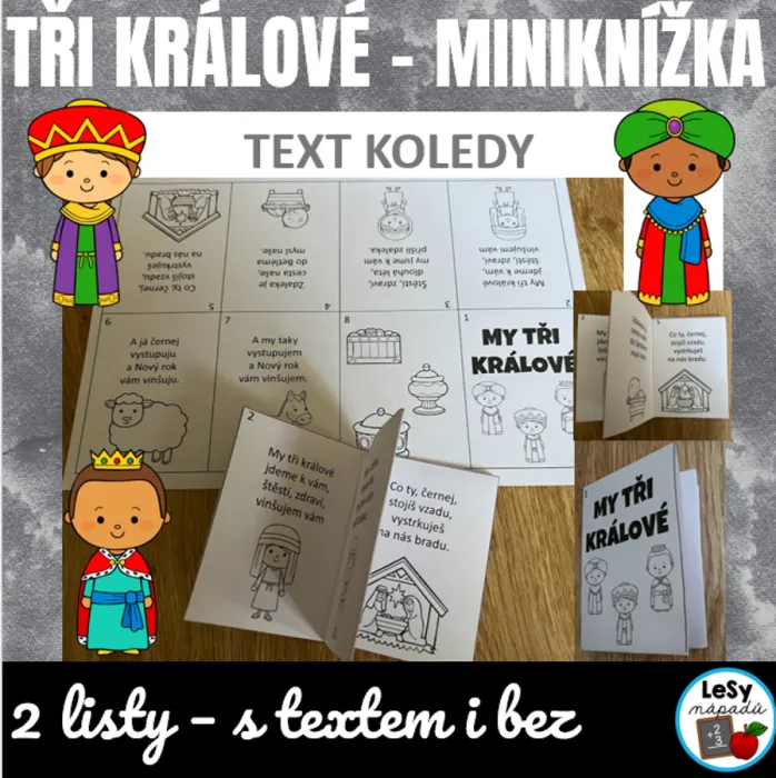 Tři králové - miniknížka, zdarma