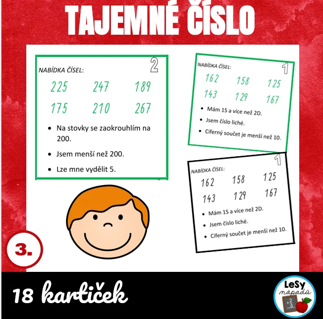 Tajemné číslo - 3. ročník