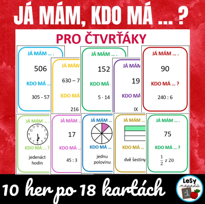 Já mám, kdo má pro čtvrťáky