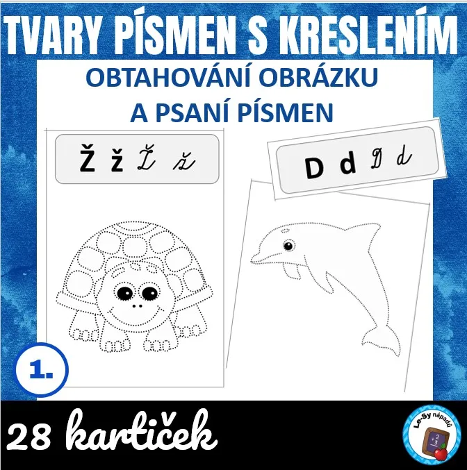 Tvary písmen s kreslením