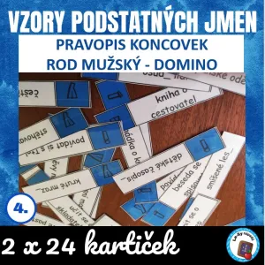 Vzory podst. jmen, mužský rod - pravopis koncovek