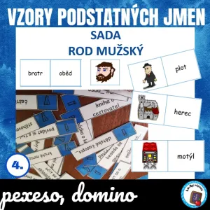 SADA - Vzory podst. jmen, rod mužský