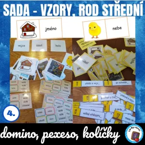 SADA - Vzory podst. jmen, rod střední