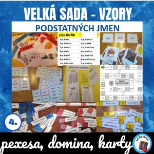 VELKÁ SADA - Vzory podstatných jmen