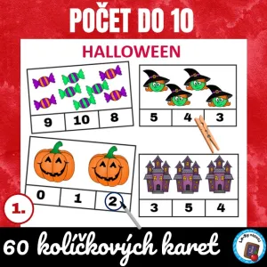 Halloween - počet do 10