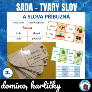 SADA - Tvary slov a slova příbuzná