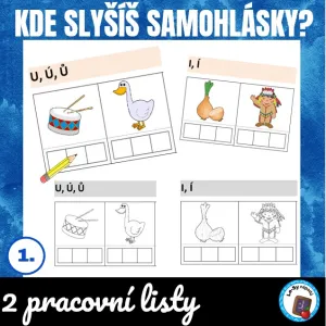 Kde slyšíš hlásku - samohlásky - zdarma