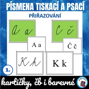 Písmena tiskací a psací