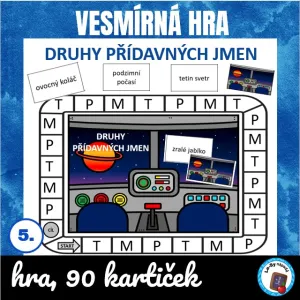 Vesmírná hra - druhy přídavných jmen