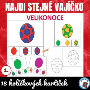 Najdi stejné vajíčko - zdarma