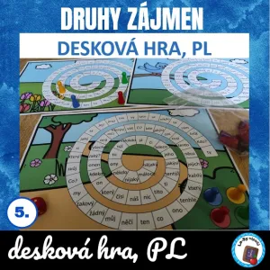 Druhy zájmen - desková hra