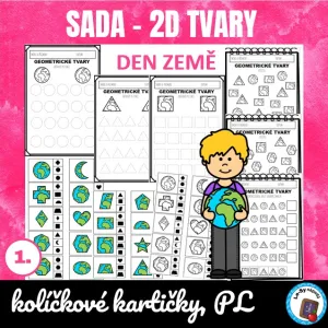 SADA - Den Země 2D tvary