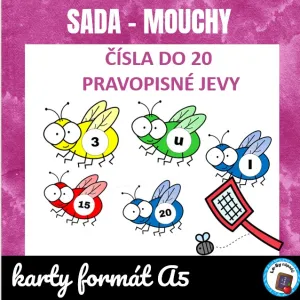 SADA - hra mouchy s čísly a pravopis