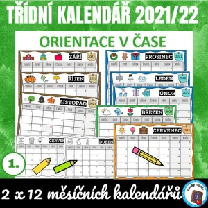 Třídní kalendář 2021/2022