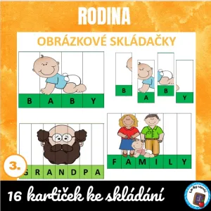 Rodina - obrázková skládačka