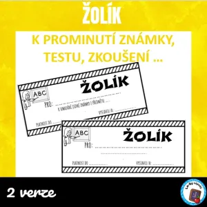 Žolíky pro žáky - zdarma