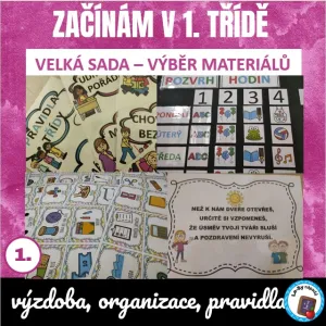 VÝBĚR MATERIÁLŮ - začínám v 1. třídě