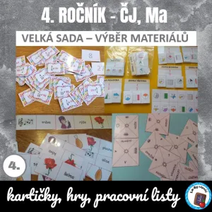 VÝBĚR MATERIÁLŮ - 4. ročník, ČJ, Ma