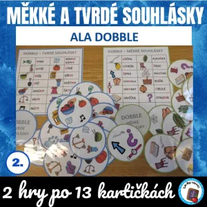 Měkké a tvrdé souhlásky - postřehovka