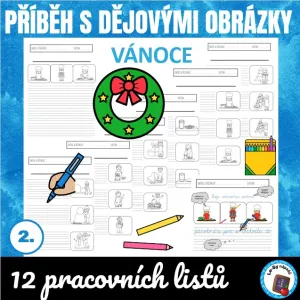 Příběhy s dějovými obrázky - Vánoce