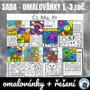 Omalovánky pro 1. - 3. ročník