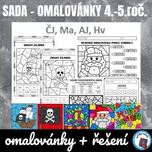 Omalovánky pro 4. a 5. ročník