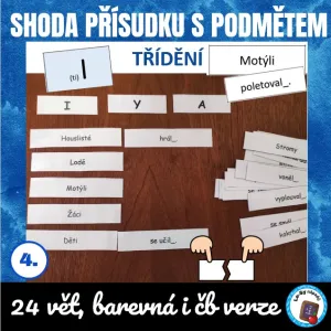 Shoda přísudku s podmětem - třídění