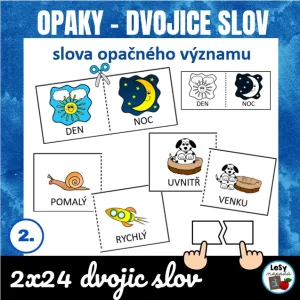 Opaky - dvojice slov