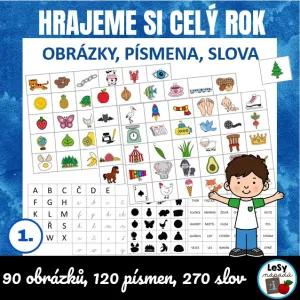Hrajeme si celý rok - obrázky, písmena, slova