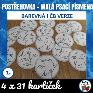 Postřehovka - malá psací písmena