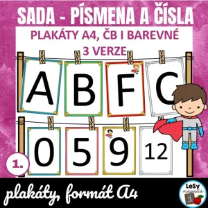 SADA - ČÍSLA DO 20 A PÍSMENA