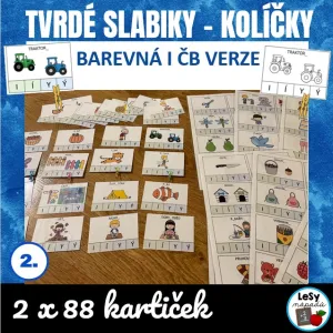 Tvrdé slabiky - kolíčky