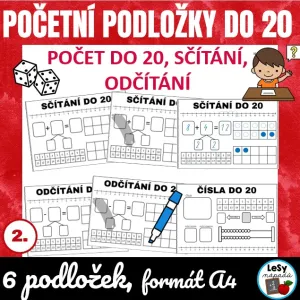 Početní podložky do 20