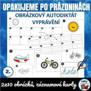 Opakujeme po prázdninách - obrázkový autodiktát pro druháky