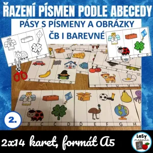 Řazení písmen podle abecedy s obrázky