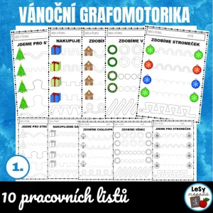 Vánoční grafomotorika