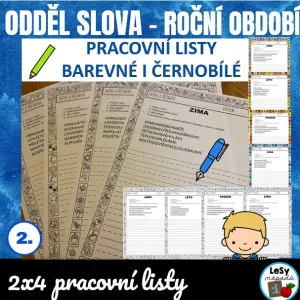 Odděl slova - roční období