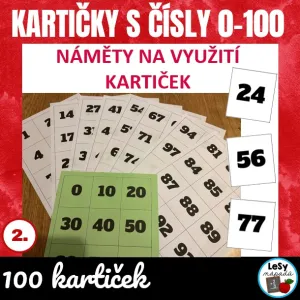 Kartičky s čísly do 100
