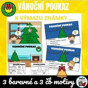 Vánoční poukaz k výmazu známky