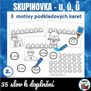 Skupinovka u, ú, ů 
