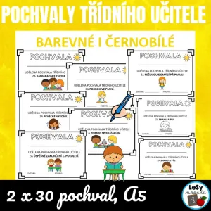 Pochvaly třídního učitele, A5 