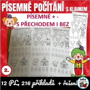 Písemné počítání s klaunem