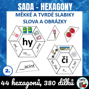 SADA - hexagony, měkké a tvrdé slabiky